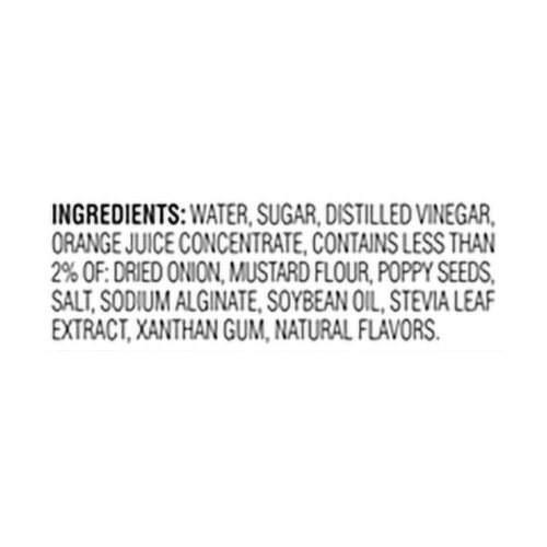 Panera Bread Dressing, Poppy Seed