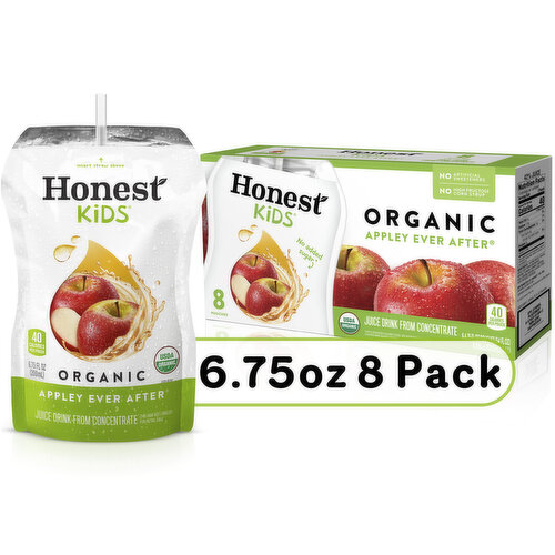 Honest  Kids Appley Ever After Apple Organic Fruit Juice