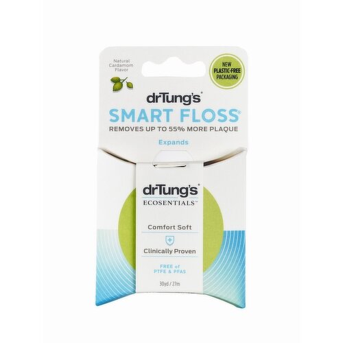 Dr Tungs SmartFloss, Naturally Waxed, Cardamom Flavor