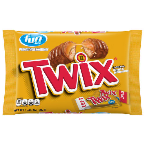 Twix Cookie Bars, Fun Size