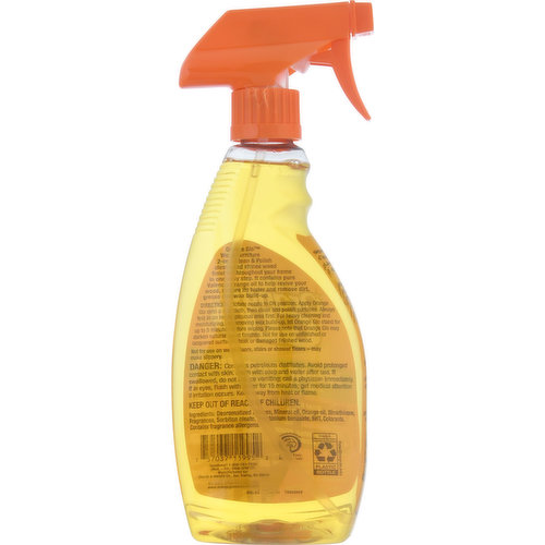 Orange Glo Wood Furniture 2-in-1 Clean & Polish Spray, 16 Oz