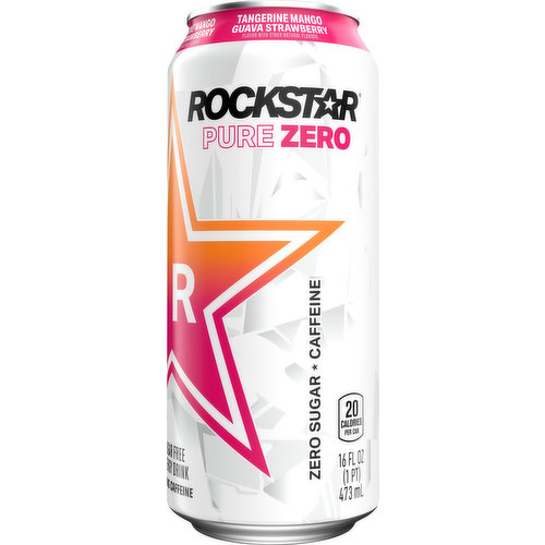 Rockstar® Pure Zero Tangerine Mango Guava Strawberry Energy Drink