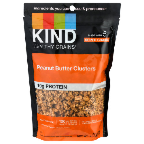 Kind Healthy Grains Granola, Peanut Butter Clusters