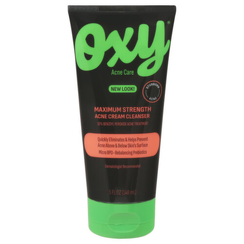 Oxy Acne Cream Cleanser, Maximum Strength