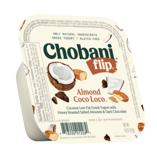 Chobani Flip Yogurt, Greek, Almond Coco Loco