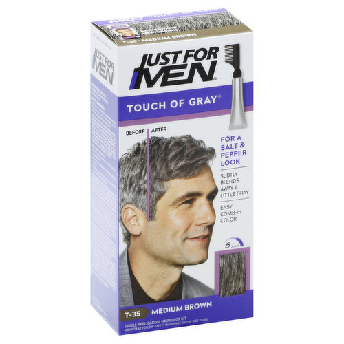 Just For Men Touch of Gray, Medium Brown T-35