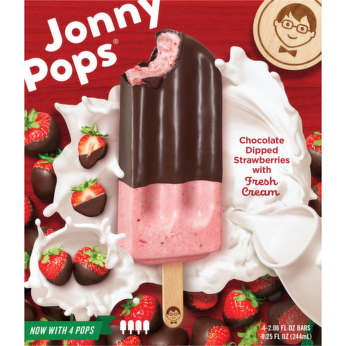 JonnyPops Frozen Fruit & Cream Bars