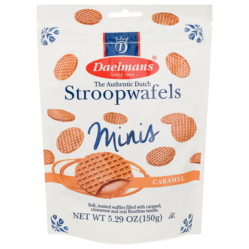 Daelmans Stroopwafels, Caramel, Minis