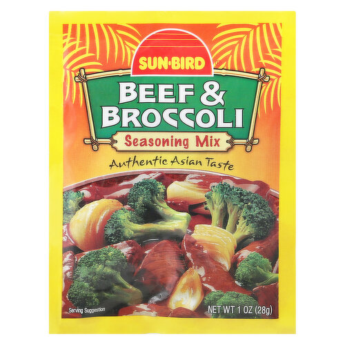 Sun-Bird Seasoning Mix, Beef & Broccoli