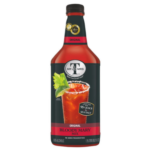 Mr & Mrs T Original Bloody Mary Mix, 1.75 L bottle