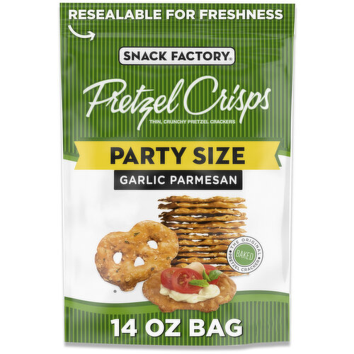 Snack Factory® Garlic Parmesan Pretzel Crisps