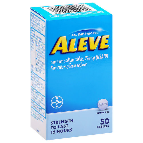 Aleve All Day Strong Pain Reliever/Fever Reducer, 220 mg, Tablets