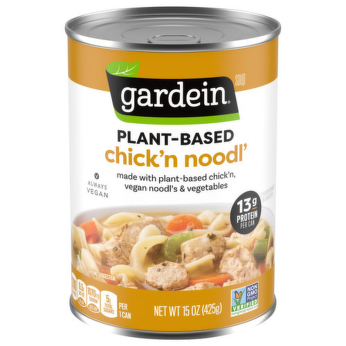 Gardein Soup, Chick'n Noodl', Plant-Based