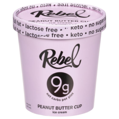 Rebel Ice Cream, Peanut Butter Cup