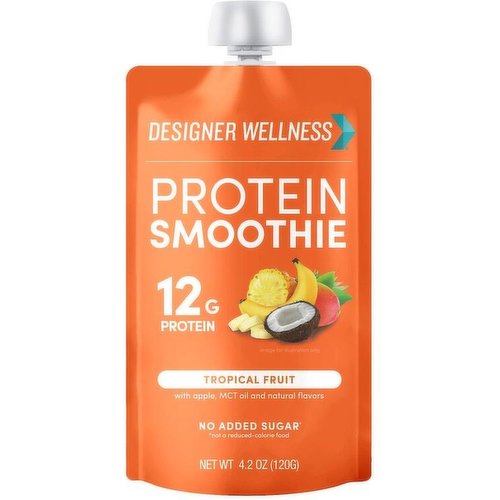 A delicious, ready to go smoothie pack made with real fruit and 12g protein. Enjoy chilled or at room temperature. 100% BPA free.