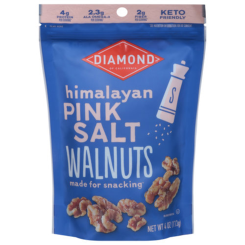 Diamond of California Walnuts, Himalayan Pink Salt