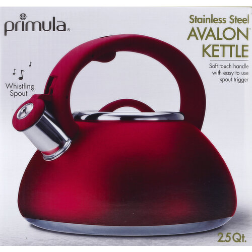 Primula Kettle, Avalon, Stainless Steel, 2.5 Quart