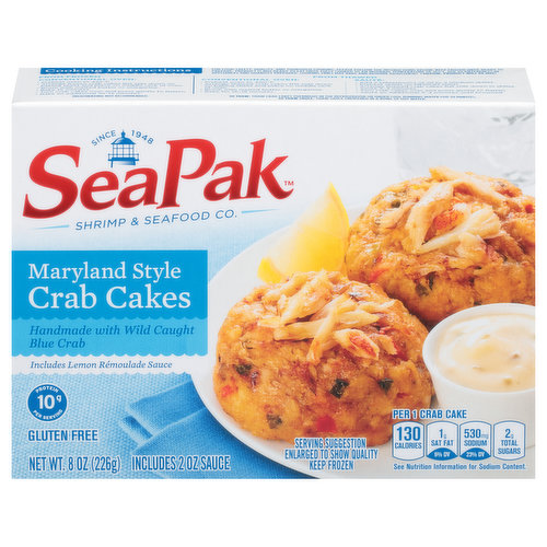 SeaPak Maryland Style Crab Cakes