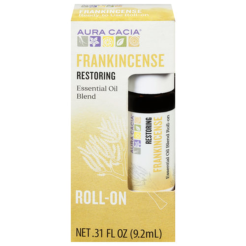 Aura Cacia Essential Oil Blend, Restoring, Frankincense, Roll-On