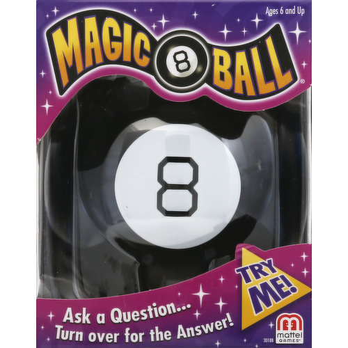 Magic 8 Ball Kids Toy, Novelty Fortune Teller, Ask a Question & Turn Over  for Answer