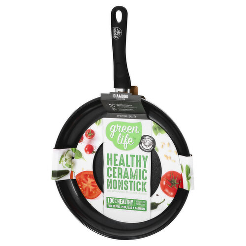 GreenLife Diamond Ceramic 12 Non-Stick Fry Pan 