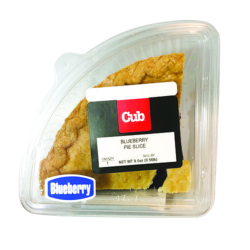 Cub Bakery Blueberry Pie Slice