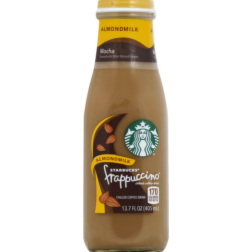 Starbucks Frappuccino Coffee Drink, Chilled, Almondmilk, Mocha Flavored