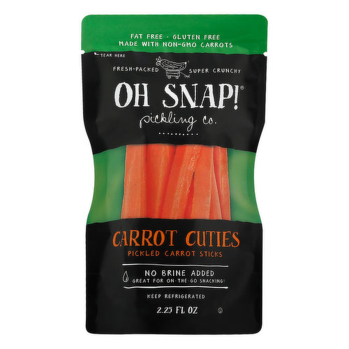 Oh Snap! Carrot Cuties Carrot Sticks, Pickled, Carrot Cuties