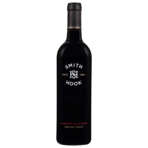 Estd. 1980. From its namesake vineyards. planted on former horse and cattle ranches near the rugged Pacific shoreline, Smith & Hook has been trailblazing Central Coast Cabernet Sauvignon for 40 years. Crafted from select vineyard lots and aged in French oak, this wine is richly flavored with layers of blackberry, dark cherry, cassis and mocha. Signature Smith & Hook.
