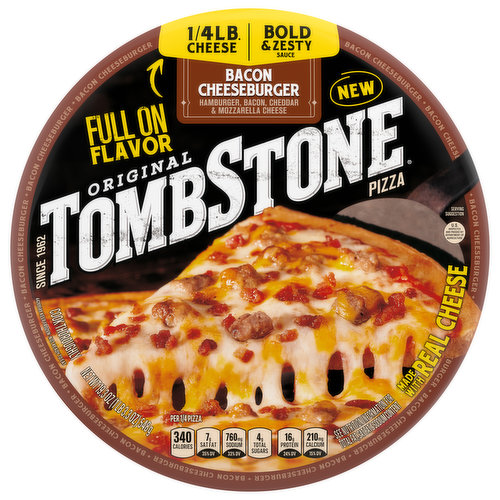 Tombstone Pizza, Original, Bacon Cheeseburger