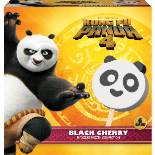 Kung Fu Panda Frozen Bars, Black Cherry
