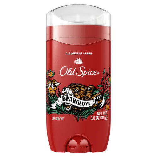 Old Spice Wild Collection Old Spice Aluminum Free Deodorant for Men, Bearglove, 3.0 oz