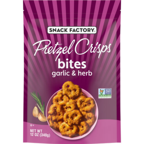 Snack Factory® Garlic & Herb Pretzel Crisps