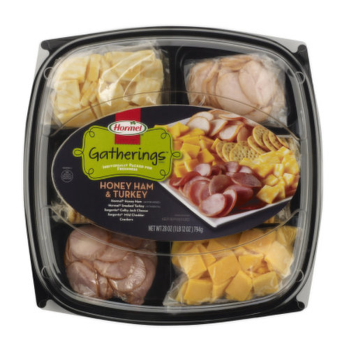 Hormel Party Tray Turkey & Ham with Cheese & Crackers