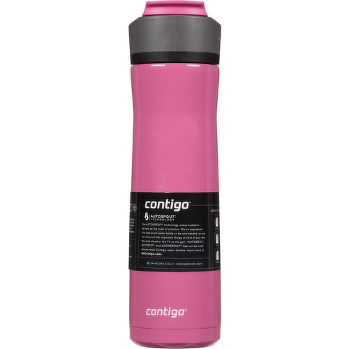 Contigo AUTOSEAL Chill Stainless Steel Water Bottle, 24 oz, SS