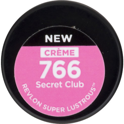 Revlon Super Lustrous Moisturizing Cream Lipstick with Vitamin E, 766 Secret  Club 