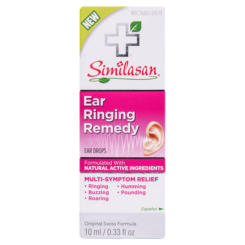 Similasan Ear Drops, Ear Ringing Remedy, Homeopathic