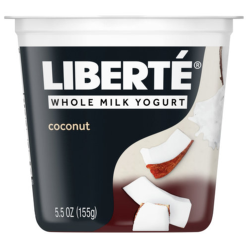 Liberte Yogurt, Whole Milk, Coconut