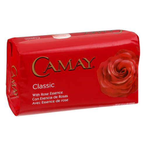 Camay Bar Soap, Classic with Rose Essence