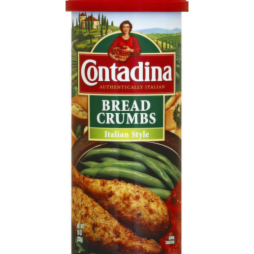 Authentically Italian. For more Contadina Italian recipes, visit www.contadina.com. Questions or comments? Call 1-888-668-2847 (Mon-Fri). Please provide code information from the end of container when calling or writing. Partially produced with genetic engineering. Packed in USA.