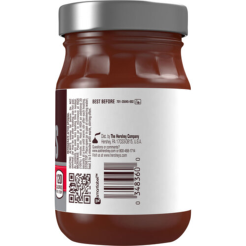 HERSHEY'S HERSHEY'S Hot Fudge Dessert Sauce, Baking Topping Jar, 12.8 oz