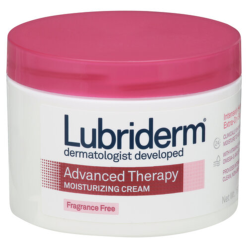 Lubriderm Moisturizing Cream, Advanced Therapy, Fragrance Free