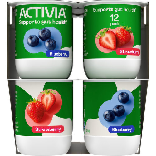 Activia Low Fat Strawberry/Blueberry Yogurt