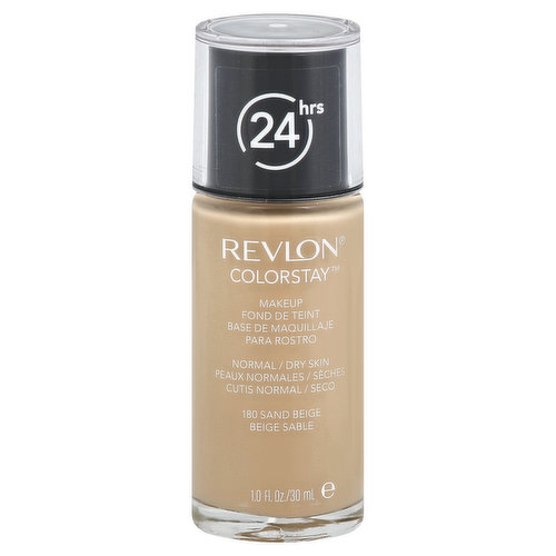 Revlon ColorStay Makeup, Natural Finish, Sand Beige 180, SPF 20