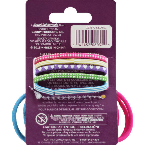 Goody Elastics Ouchless Latex Clear Multi - 250 Count - Jewel-Osco