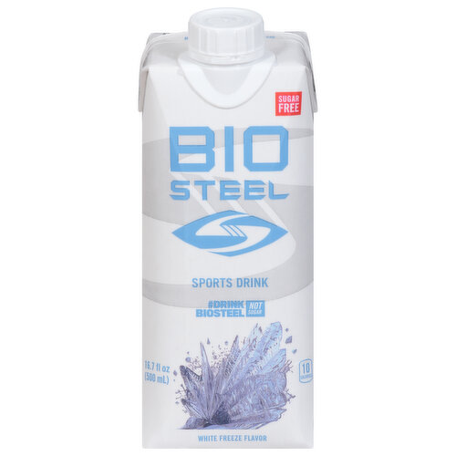 BioSteel Sports Drink, Sugar Free, White Freeze Flavor