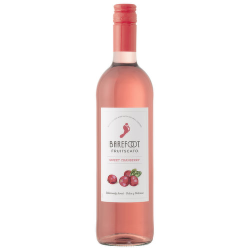 Barefoot Fruitscato Cranberry Sweet Wine 750ml  