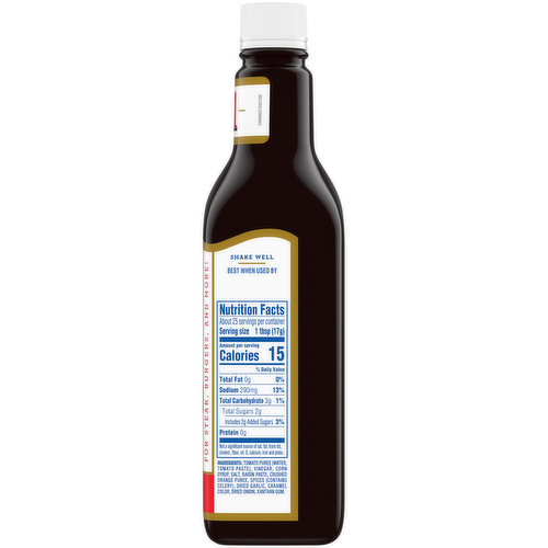 A.1. A1 Steak Sauce: Calories, Nutrition Analysis & More