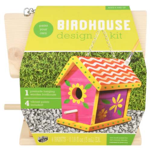 Anker Art Design Kit, Birdhouse, Ages 8 and Up