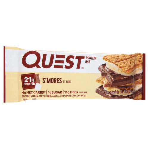 Quest Protein Bar, S'mores Flavor